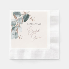 エレガント金ゴールドグきらめくリー葉ブライダルシャワー 縁ありカクテルナプキン