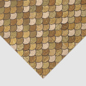 エレガント金ゴールドグラデーショングリッターマーメイドはかりで測 薄葉紙 (詳細)