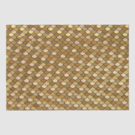 エレガント金ゴールドグラデーショングリッターマーメイドはかりで測 薄葉紙