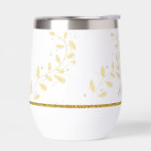 エレガント金ゴールドグリッターモノグラム名 (左面)