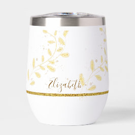 エレガント金ゴールドグリッターモノグラム名