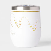 エレガント金ゴールドグリッターモノグラム名 (正面)