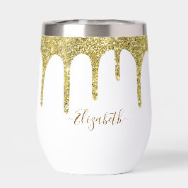 エレガント金ゴールドグリッターモノグラム名