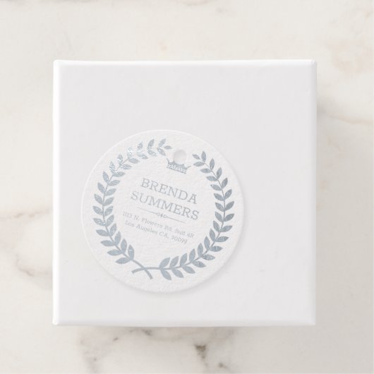 エレガント金ゴールドグリッターリース フェイバータグ (箱)