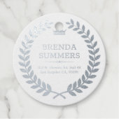 エレガント金ゴールドグリッターリース フェイバータグ (正面)