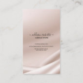 エレガント金ゴールドグリッター気にキャンドル 名刺 (裏面)