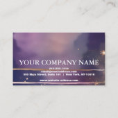 エレガント金ゴールドグリッター滴下クレジットカード 名刺 (裏面)