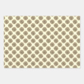 エレガント金ゴールドグリッター ラッピングペーパーシート (正面2)