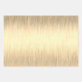 エレガント金ゴールドグリッター ラッピングペーパーシート (正面)