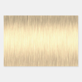 エレガント金ゴールドグリッター ラッピングペーパーシート