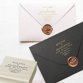 エレガント金ゴールドグリッツフローラ結婚リース ラバースタンプ