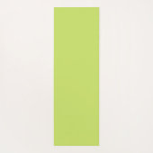 エレガント金ゴールドグリーン抽象芸術フローラ ヨガマット (裏面)