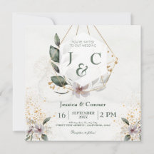 エレガント金ゴールドグ結婚リー