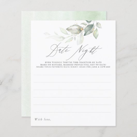 エレガント金ゴールドグ葉リーアイディア (正面/裏面)