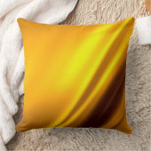 エレガント金ゴールドサテンフェイクテクスチャルック クッション (ブランケット)