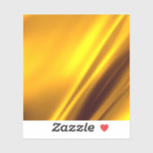 エレガント金ゴールドサテンフェイクテクスチャルック シール (シート)