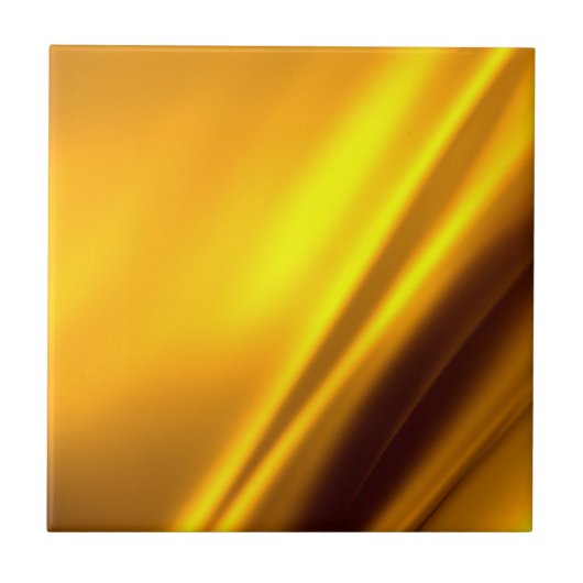 エレガント金ゴールドサテンフェイクテクスチャルック タイル (正面)