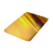 エレガント金ゴールドサテンフェイクテクスチャルック バスマット (アングル)