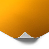 エレガント金ゴールドサテンフェイクテクスチャルック ポスター (角)