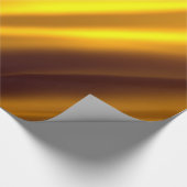 エレガント金ゴールドサテンフェイクテクスチャルック ラッピングペーパー (角)