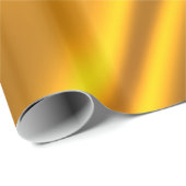 エレガント金ゴールドサテンフェイクテクスチャルック ラッピングペーパー (ロールコーナー)