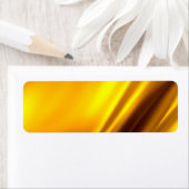 エレガント金ゴールドサテンフェイクテクスチャルック ラベル (インサイチュ)