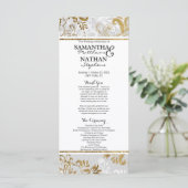 エレガント金ゴールドシルバーおよびグレーフローラプログラム プログラム (スタンド正面)