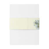 エレガント金ゴールドスクリプトホワイトローズダブルフレーム 招待状ベリーバンド (裏面例)