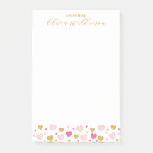 エレガント金ゴールドスクリプト名|水彩ハート