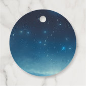 エレガント金ゴールドスターズブルー フェイバータグ (裏面)