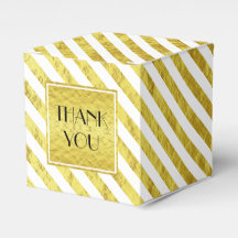 エレガント金ゴールドストライプありがとう