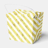 エレガント金ゴールドストライプありがとう フェイバーボックス (裏面サイド)