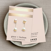 エレガント金ゴールドストライプピモダンックイヤリングディスプレイ