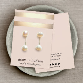 エレガント金ゴールドストライプピモダンックイヤリングディスプレイ