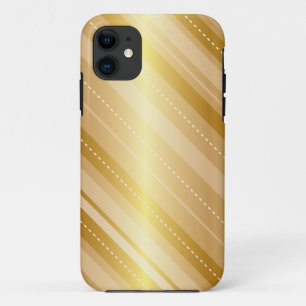 エレガント金ゴールドストライプiPhoneケース iPhone 11 ケース