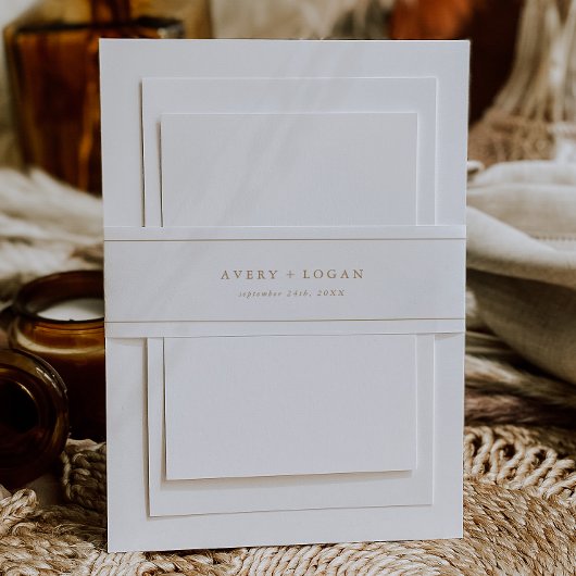 エレガント金ゴールドス結婚クリプトのベリーバンド 招待状ベリーバンド