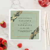 エレガント金ゴールドセージ緑葉草の結婚 (インサイチュ)