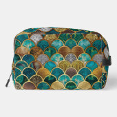 エレガント金ゴールドターコイズグリーンガーリーマーメイドはかりで測 ドップキット (裏面)