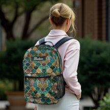 エレガント金ゴールドターコイズグリーンガーリーマーメイドはかりで測