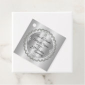 エレガント金ゴールドダイヤ25結婚周年記念 フェイバータグ (インサイチュ)