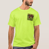 エレガント金ゴールドチエプリント Tシャツ (正面)