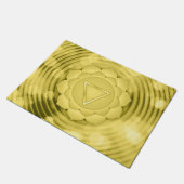 エレガント金ゴールドチャクラ禅ヨガスピリチュアル ドアマット (アングル)