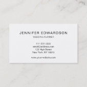 エレガント金ゴールドトレンディーミニマリストプロフェッショナル事業 名刺 (裏面)