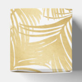 エレガント金ゴールドトロピカルパ葉ーム フェイバーボックス (上部)