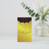 エレガント金ゴールドトーンヴィンテージレースフレーム 名刺