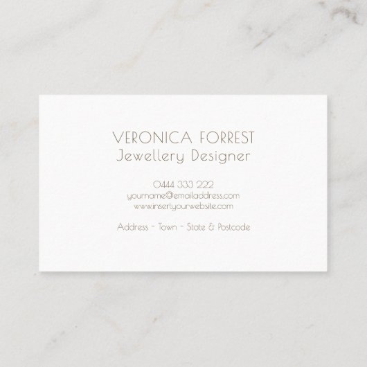 エレガント金ゴールドドットデザイナー名刺 名刺 (裏面)