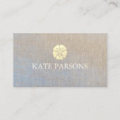 エレガント金ゴールドドル 名刺 (正面)