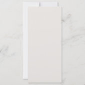 エレガント金ゴールドニュートラル幾何フレーム結婚長 (裏面)