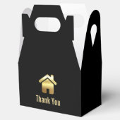 エレガント金ゴールドハウスシンボル実在エテートデザイン フェイバーボックス (オープン)