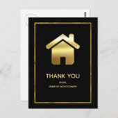 エレガント金ゴールドハウスシ実在ンボルエステート ポストカード (正面/裏面)